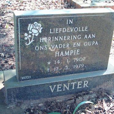 VENTER Hampie 1907-1979