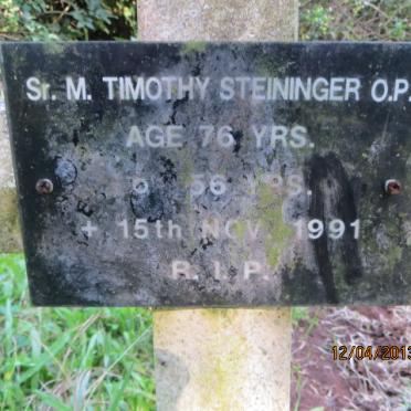 STEININGER Timothy -1991