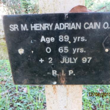 CAIN Henry Adrian -1997