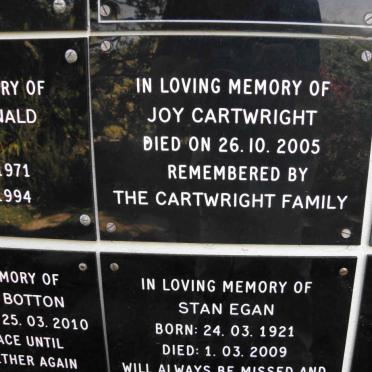 CARTWRIGHT Joy -2005