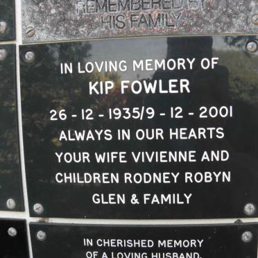 FOWLER Kip 1935-2001