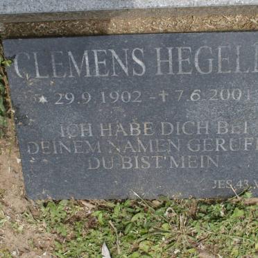 HEGELER Clemens 1902-2001