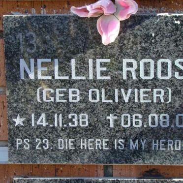 ROOS Nellie nee OLIVIER 1938-2003