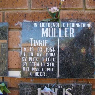 MULLER Tinkie 1954-2007