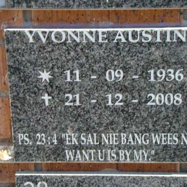 AUSTIN Yvonne 1936-2008