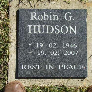 HUDSON Robin G. 1946-2007