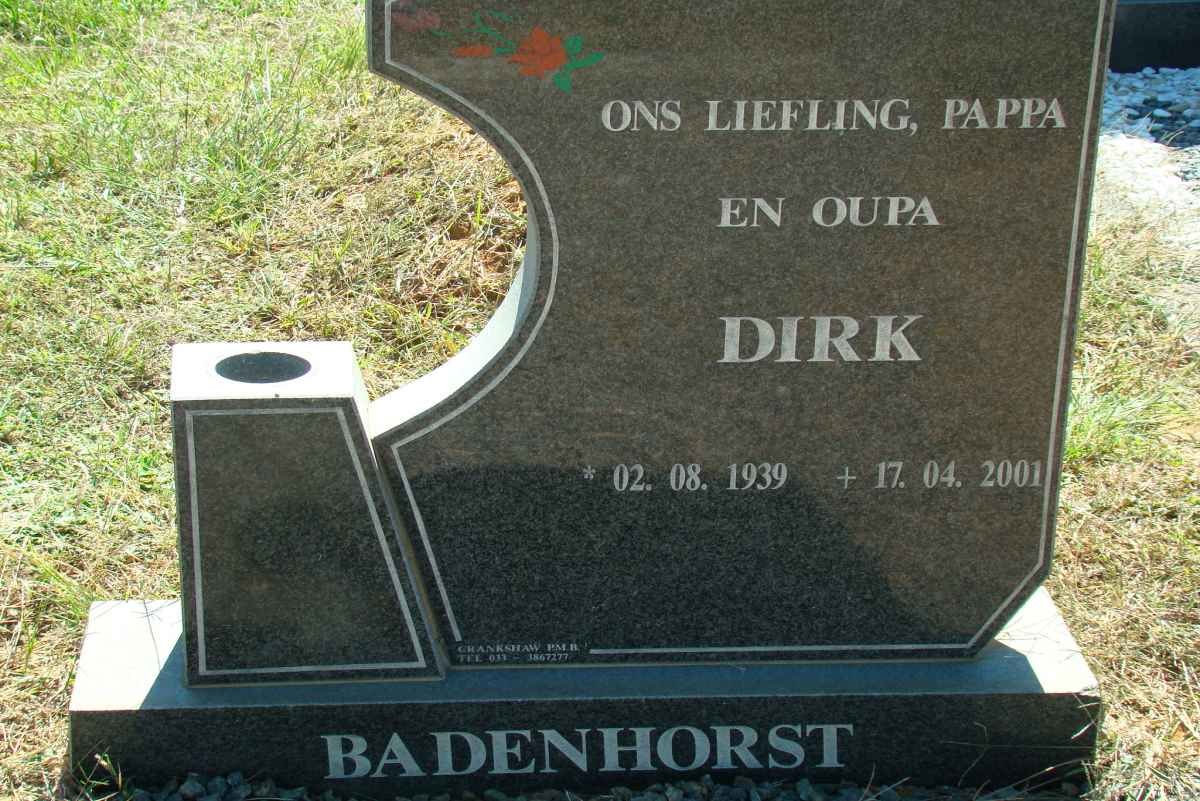 BADENHORST Dirk 1939-2001