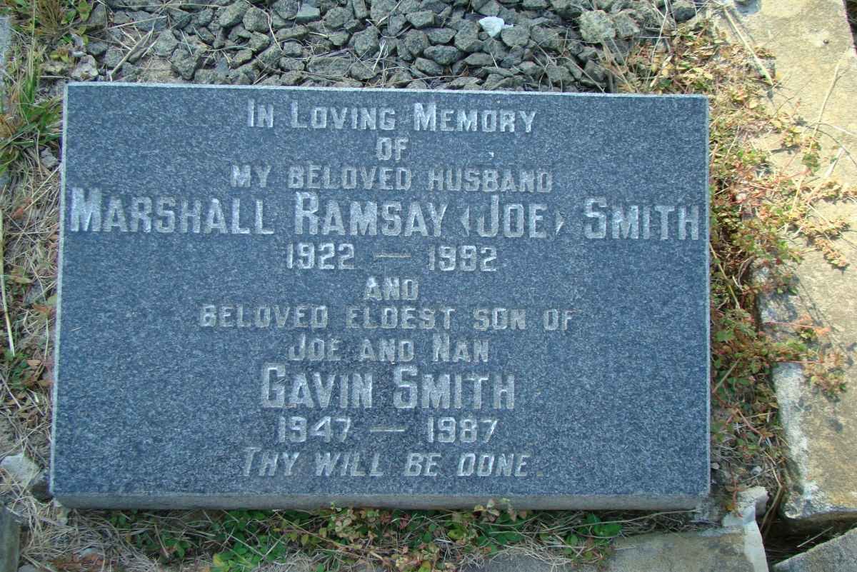 SMITH Marshall Ramsay 1922-1992 :: SMITH Gavin 1947-1987