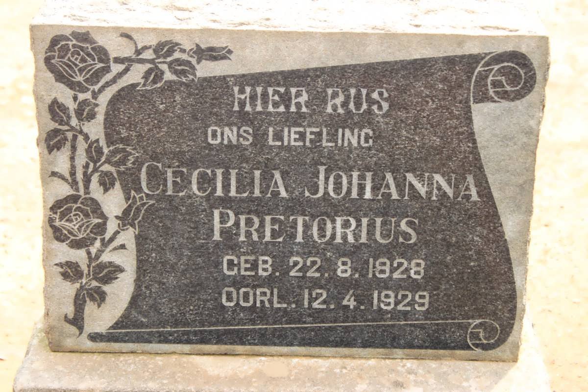 PRETORIUS Cecilia Johanna 1828-1929