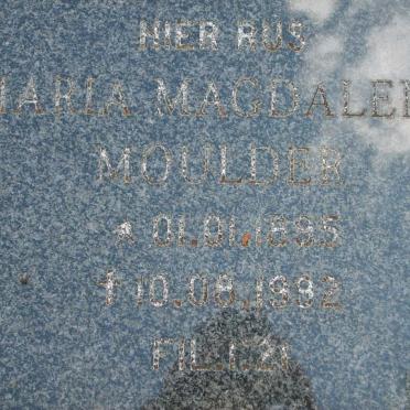 MOULDER Maria Magdalena 1895-1992