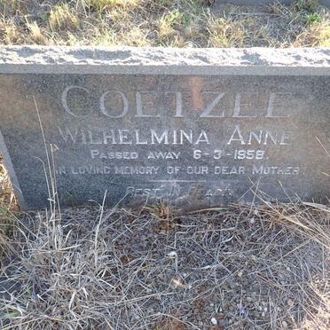 COETZEE Wilhelmina Anne -1958