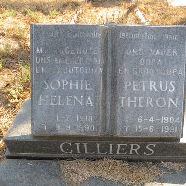 CILLIERS Petrus Theron 1904-1991 & Sophie Helena 1910-1990