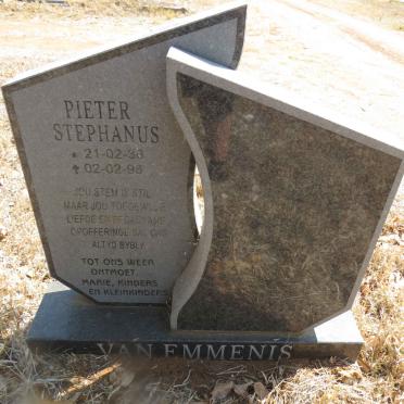 EMMENIS Pieter Stephanus, van 1938-1998