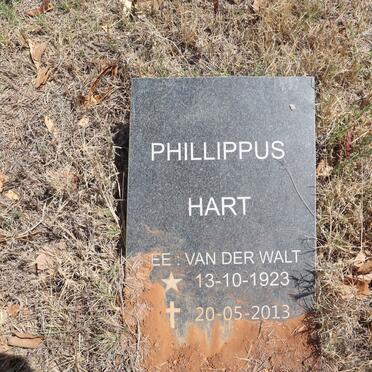HART Phillippus nee VAN DER WALT 1923-2013