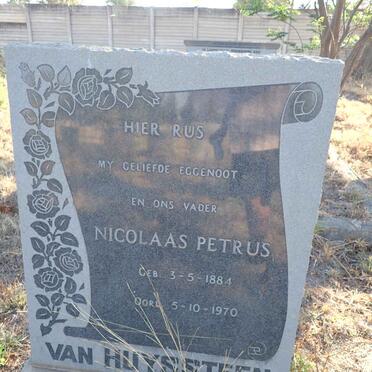 HUYSSTEEN Nicolaas Petrus, van 1884-1970