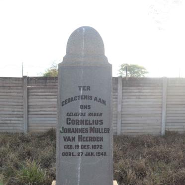 HEERDEN Cornelius Johannes Muller, van 1872-1940