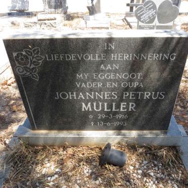 MULLER Johannes Petrus 1916-1993