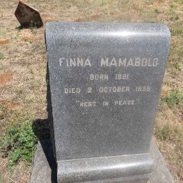 MAMABOLO Finna 1891-1935