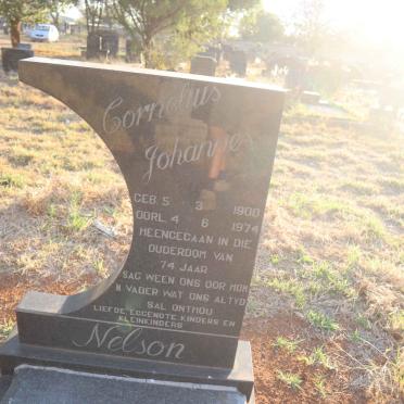 NELSON Cornelius Johannes 1900-1974