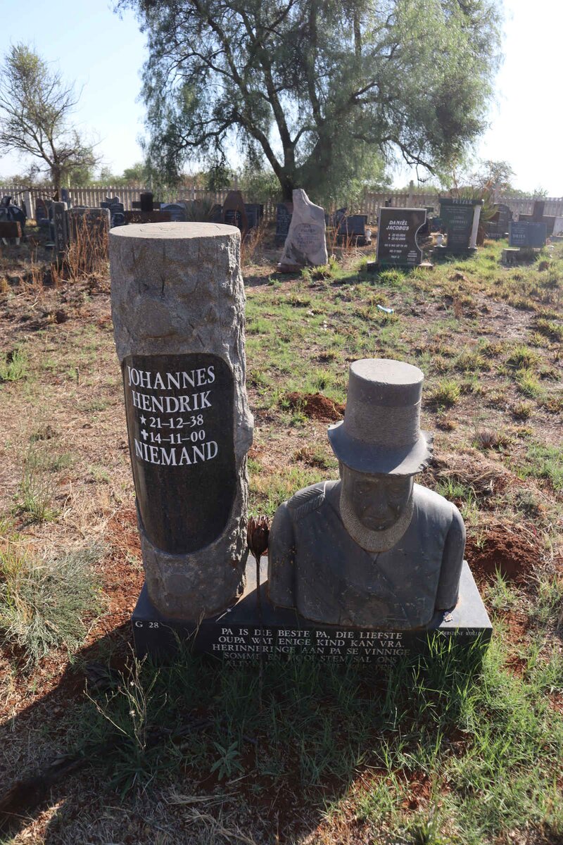 NIEMAND Johannes Hendrik 1938-2000