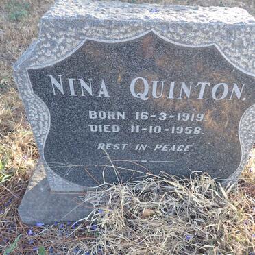 QUINTON Nina 1919-1958