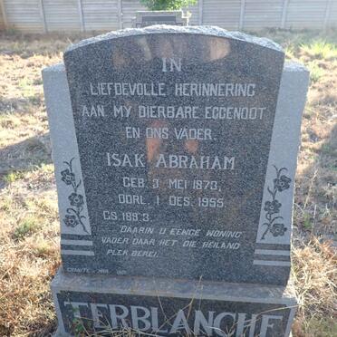 TERBLANCHE Izak Abraham 1873-1955