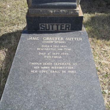 SUTTER Joseph Mitchell 1862-1926 & Jane Craster SPOOR 1875-1950 _2