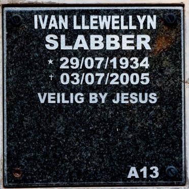 SLABBER Ivan Llewellyn 1934-2005