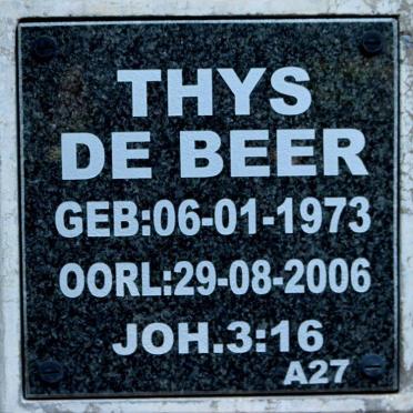 BEER Thys, de 1973-2006