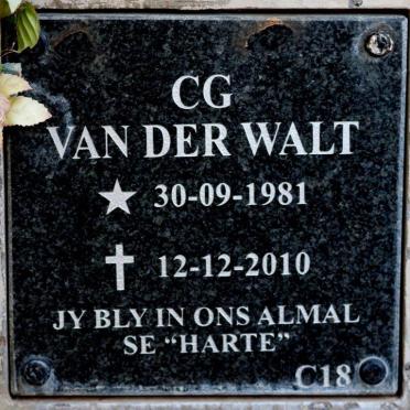 WALT C.G., van der 1981-2010