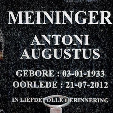 MEININGER Antoni Augustus 1933-2012