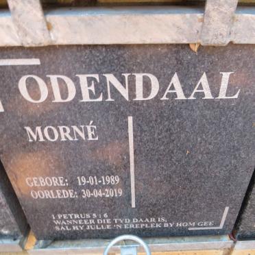 ODENDAAL Morne 1989-2019