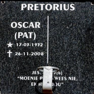 PRETORIUS Oscar 1932-2008