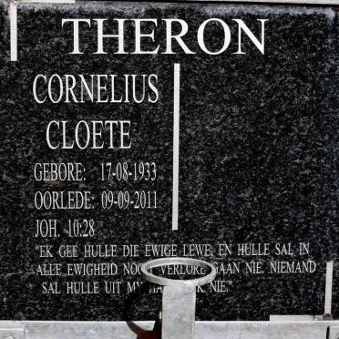 THERON Cornelius Cloete 1933-2011