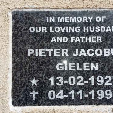 GIELEN Pieter Jacobus 1927-1993