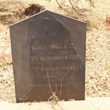 MILES Henry 187?-1926