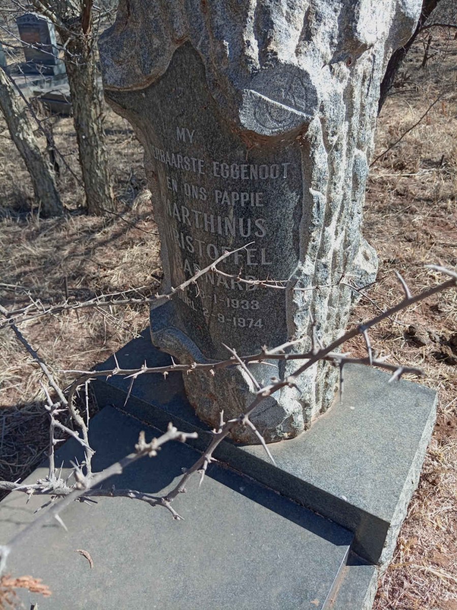 BARNARD Marthinus Christoffel 1933-1974