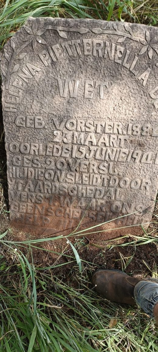 WET Helena Pietternella, nee VORSTER 1884-1941