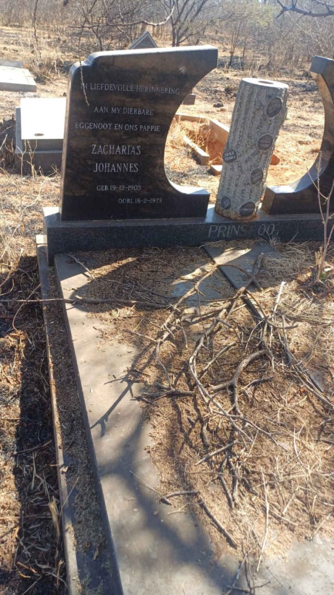 PRINSLOO Zacharias Johannes 1903-1973