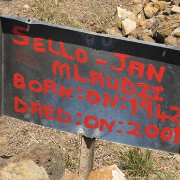 MLAUDZI Sello-Jan 1942-2001