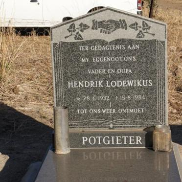 POTGIETER Hendrik Lodewikus 1932-1984