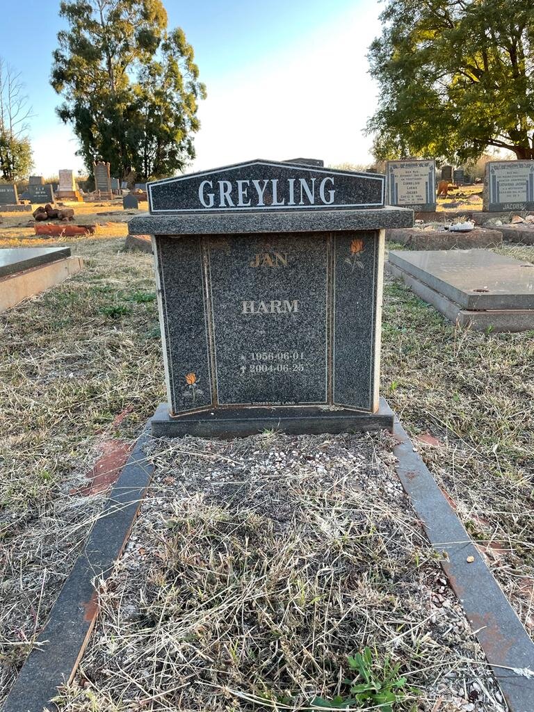 GREYLING Jan Harm 1956-2004