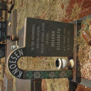 KNOESEN Helena Elizabeth 1943-1991