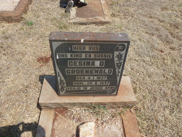 GROENEWALD Gesina D. 1937-1937
