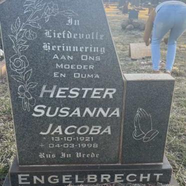 ENGELBRECHT Hester Susanna Jacoba 1921-1998