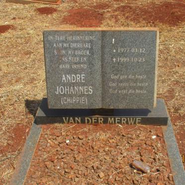 MERWE Andre Johannes, van der 1977-1999