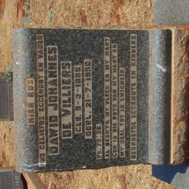 VILLIERS Dawid Johannes, de 1885-1950