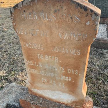 BEER Jacobus Johannes, de 1847-1938