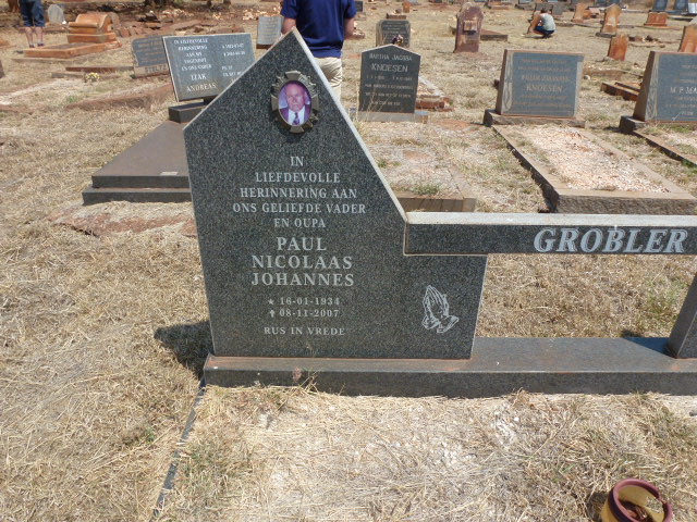 GROBLER Paul Nicolaas Johannes 1934-2007 &amp; Catharina Dorothea 1939-2001