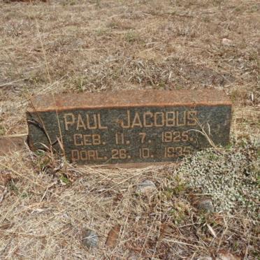 JACOBS Paul Jacobus 1925-1935 